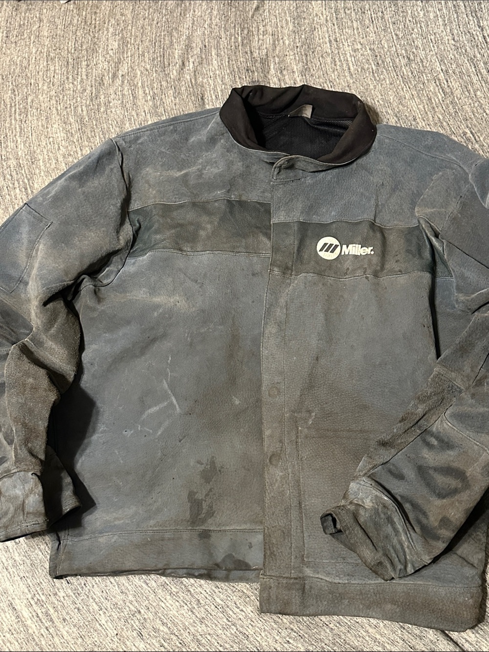 Men’s Protective Shirt Jacket — Charcoal Gray
